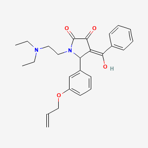 5-(3-(allyloxy)phenyl)-4-benzoyl-1-(2-(diethylamino)ethyl)-3-hydroxy-1H-pyrrol-2(5H)-one