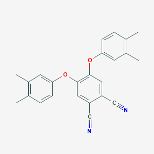 molecular formula C24H20N2O2 B340731 4,5-Bis(3,4-dimethylphenoxy)benzene-1,2-dicarbonitrile 