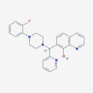 7-{[4-(2-Fluorophenyl)piperazin-1-YL](pyridin-2-YL)methyl}quinolin-8-OL