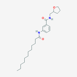 molecular formula C24H38N2O3 B340750 3-(dodecanoylamino)-N-(tetrahydro-2-furanylmethyl)benzamide 