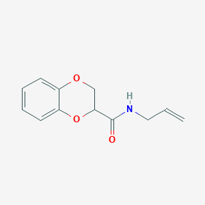 molecular formula C12H13NO3 B3407513 n-(Prop-2-en-1-yl)-2,3-dihydro-1,4-benzodioxine-2-carboxamide CAS No. 68281-25-4