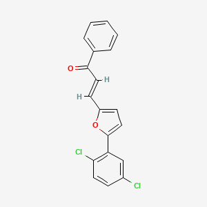 (2E)-3-[5-(2,5-dichlorophenyl)furan-2-yl]-1-phenylprop-2-en-1-one