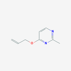 molecular formula C8H10N2O B3407546 4-(Allyloxy)-2-methylpyrimidine CAS No. 7180-92-9