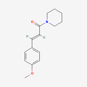 molecular formula C15H19NO2 B3407646 1-(4-Methoxycinnamoyl)piperidine CAS No. 78932-09-9