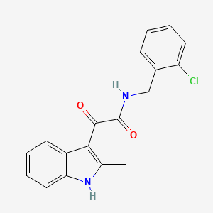 N-(2-chlorobenzyl)-2-(2-methyl-1H-indol-3-yl)-2-oxoacetamide