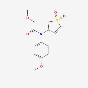 molecular formula C15H19NO5S B3408179 N-(1,1-dioxido-2,3-dihydrothiophen-3-yl)-N-(4-ethoxyphenyl)-2-methoxyacetamide CAS No. 863020-79-5