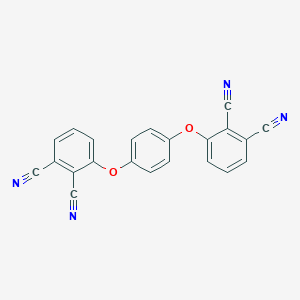 molecular formula C22H10N4O2 B340819 3-[4-(2,3-Dicyanophenoxy)phenoxy]phthalonitrile 
