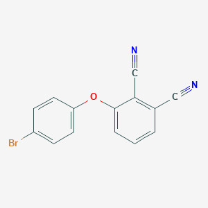 molecular formula C14H7BrN2O B340823 3-(4-Bromophenoxy)benzene-1,2-dicarbonitrile 