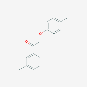 molecular formula C18H20O2 B340841 2-(3,4-Dimethylphenoxy)-1-(3,4-dimethylphenyl)ethanone 