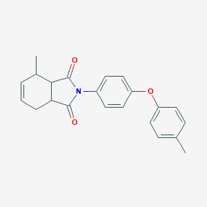 molecular formula C22H21NO3 B340859 4-methyl-2-[4-(4-methylphenoxy)phenyl]-3a,4,7,7a-tetrahydro-1H-isoindole-1,3(2H)-dione 