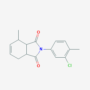 molecular formula C16H16ClNO2 B340861 2-(3-chloro-4-methylphenyl)-4-methyl-3a,4,7,7a-tetrahydro-1H-isoindole-1,3(2H)-dione 