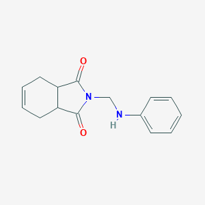 molecular formula C15H16N2O2 B340867 2-(anilinomethyl)-3a,4,7,7a-tetrahydro-1H-isoindole-1,3(2H)-dione 
