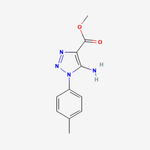 molecular formula C11H12N4O2 B3408703 methyl 5-amino-1-(4-methylphenyl)-1H-1,2,3-triazole-4-carboxylate CAS No. 883291-37-0