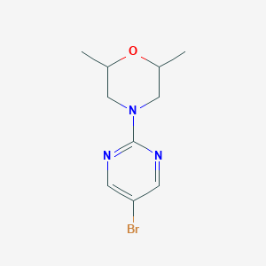 4-(5-Bromopyrimidin-2-yl)-2,6-dimethylmorpholine
