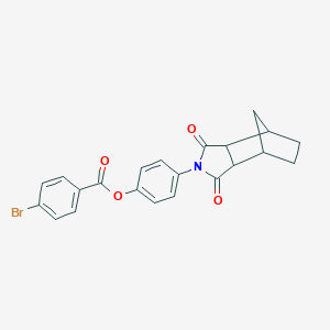 4-(1,3-dioxooctahydro-2H-4,7-methanoisoindol-2-yl)phenyl 4-bromobenzoate