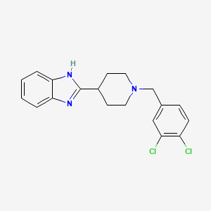 molecular formula C19H19Cl2N3 B3408918 2-(1-(3,4-dichlorobenzyl)piperidin-4-yl)-1H-benzo[d]imidazole CAS No. 887217-17-6