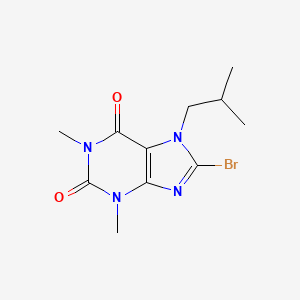 8-bromo-7-isobutyl-1,3-dimethyl-1H-purine-2,6(3H,7H)-dione