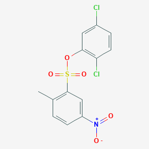 2,5-Dichlorophenyl 2-methyl-5-nitrobenzene-1-sulfonate