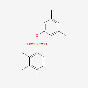 molecular formula C17H20O3S B3409067 3,5-Dimethylphenyl 2,3,4-trimethylbenzene-1-sulfonate CAS No. 889799-36-4
