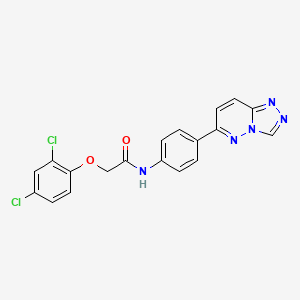 2-(2,4-dichlorophenoxy)-N-(4-{[1,2,4]triazolo[4,3-b]pyridazin-6-yl}phenyl)acetamide