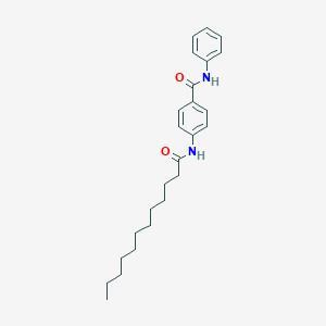 molecular formula C25H34N2O2 B340929 4-(dodecanoylamino)-N-phenylbenzamide 