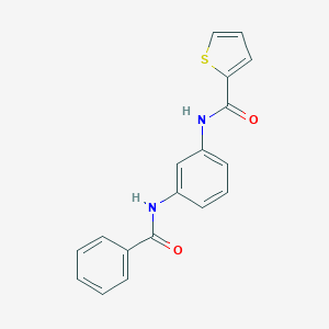 N-{3-[(phenylcarbonyl)amino]phenyl}thiophene-2-carboxamide