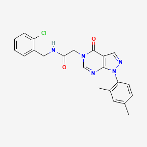 N-(2-chlorobenzyl)-2-(1-(2,4-dimethylphenyl)-4-oxo-1H-pyrazolo[3,4-d]pyrimidin-5(4H)-yl)acetamide