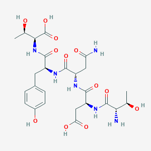 molecular formula C25H36N6O12 B034105 Vasoactive intestinal peptide (7-11) CAS No. 107531-14-6
