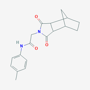 molecular formula C18H20N2O3 B341056 2-(1,3-dioxooctahydro-2H-4,7-methanoisoindol-2-yl)-N-(4-methylphenyl)acetamide 