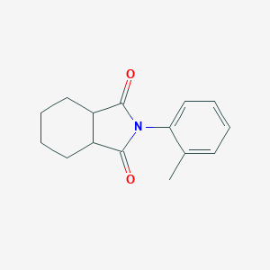 molecular formula C15H17NO2 B341059 2-(2-methylphenyl)hexahydro-1H-isoindole-1,3(2H)-dione 