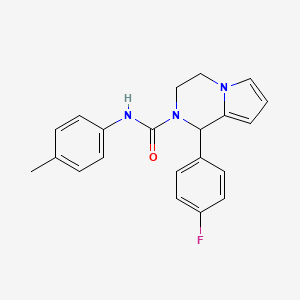 1-(4-fluorophenyl)-N-(p-tolyl)-3,4-dihydropyrrolo[1,2-a]pyrazine-2(1H)-carboxamide