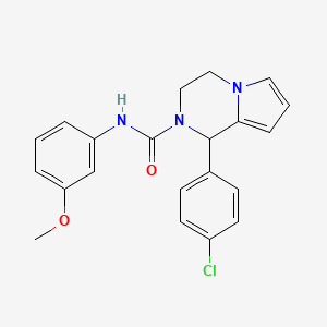 1-(4-chlorophenyl)-N-(3-methoxyphenyl)-3,4-dihydropyrrolo[1,2-a]pyrazine-2(1H)-carboxamide