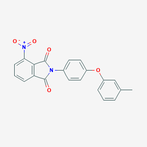 molecular formula C21H14N2O5 B341101 2-[4-(3-methylphenoxy)phenyl]-4-nitro-1H-isoindole-1,3(2H)-dione 