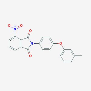 2-[4-(3-METHYLPHENOXY)PHENYL]-4-NITRO-2,3-DIHYDRO-1H-ISOINDOLE-1,3-DIONE