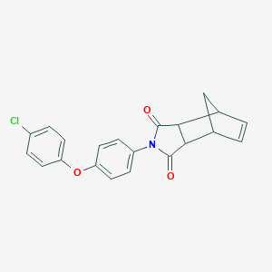 2-[4-(4-chlorophenoxy)phenyl]-3a,4,7,7a-tetrahydro-1H-4,7-methanoisoindole-1,3-dione