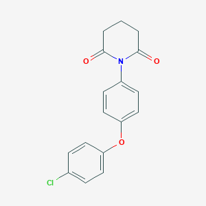 1-[4-(4-Chlorophenoxy)phenyl]-2,6-piperidinedione