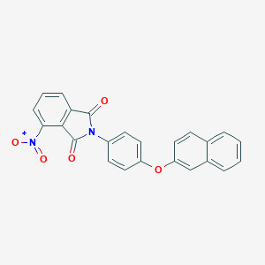 molecular formula C24H14N2O5 B341113 2-[4-(2-naphthyloxy)phenyl]-4-nitro-1H-isoindole-1,3(2H)-dione 