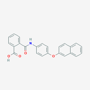 2-{[4-(2-Naphthyloxy)anilino]carbonyl}benzoic acid