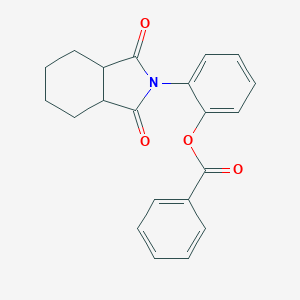 2-(1,3-dioxooctahydro-2H-isoindol-2-yl)phenyl benzoate