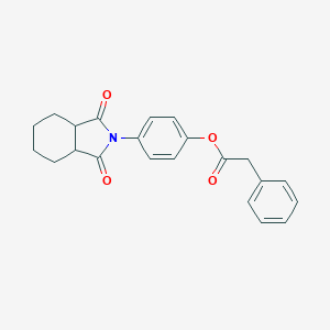 4-(1,3-dioxooctahydro-2H-isoindol-2-yl)phenyl phenylacetate