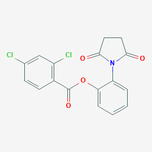 2-(2,5-Dioxo-1-pyrrolidinyl)phenyl 2,4-dichlorobenzoate