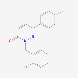 molecular formula C19H17ClN2O B3412036 2-(2-chlorobenzyl)-6-(2,4-dimethylphenyl)pyridazin-3(2H)-one CAS No. 922909-16-8