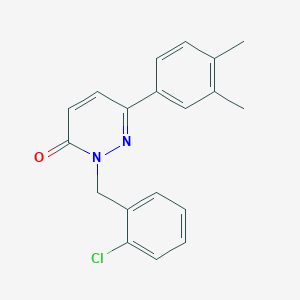 molecular formula C19H17ClN2O B3412041 2-(2-chlorobenzyl)-6-(3,4-dimethylphenyl)pyridazin-3(2H)-one CAS No. 923062-63-9