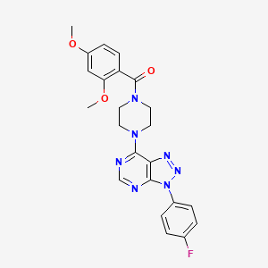 (2,4-dimethoxyphenyl)(4-(3-(4-fluorophenyl)-3H-[1,2,3]triazolo[4,5-d]pyrimidin-7-yl)piperazin-1-yl)methanone