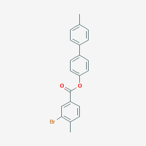 molecular formula C21H17BrO2 B341275 4'-Methylbiphenyl-4-yl 3-bromo-4-methylbenzoate 