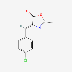 molecular formula C11H8ClNO2 B3412770 (Z)-4-(4-Chlorobenzylidene)-2-methyloxazol-5(4H)-one CAS No. 93634-55-0