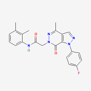 N-(2,3-dimethylphenyl)-2-(1-(4-fluorophenyl)-4-methyl-7-oxo-1H-pyrazolo[3,4-d]pyridazin-6(7H)-yl)acetamide