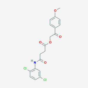 2-(4-Methoxyphenyl)-2-oxoethyl4-(2,5-dichloroanilino)-4-oxobutanoate