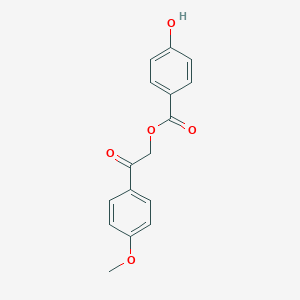molecular formula C16H14O5 B341311 2-(4-Methoxyphenyl)-2-oxoethyl 4-hydroxybenzoate 