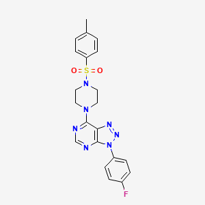 1-[3-(4-fluorophenyl)-3H-[1,2,3]triazolo[4,5-d]pyrimidin-7-yl]-4-(4-methylbenzenesulfonyl)piperazine